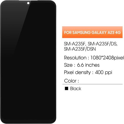 لاستبدال شاشة Samsung Galaxy A23 4G LCD لـ Samsung A23 4G LCD Display SM-A235F SM-A235M LCD Digitizer Screen Touch Assembly REPLIS in Kuwait