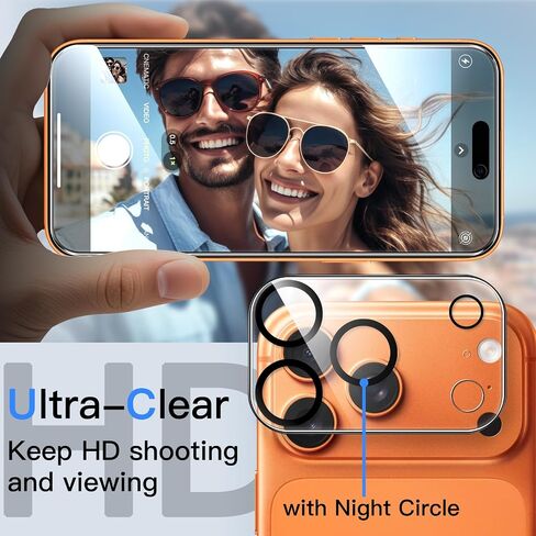 JETech Privacy Screen Protector for iPhone 17 Pro Max 6.9-Inch with Camera Lens Protector, Anti-Spy Tempered Glass Film, Easy Installation Tool, 2-Pack Each in Saudi Arabia