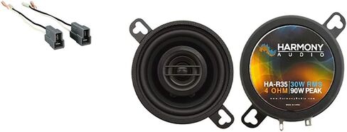 Ammonony Audio متوافق مع Dodge Raider 1987-1989 Front Dash Factory استبدال HA-R35 مكبرات صوت جديدة in Saudi Arabia