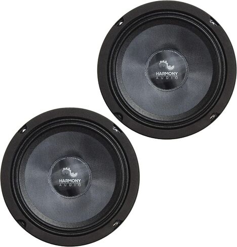 Harmony Audio HC-CMB65 Car Stereo Cabron Midbass Midrange 6.5" Speakers - 2 Pair in Saudi Arabia
