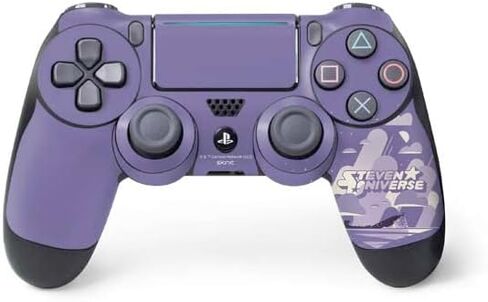 Skinit Skinit Gaming Gaming Skiner مع PS4 Pro/Slim Controller - شبكة كارتون مرخص رسميًا ستيفن الكون ستيفن التصميم الخالي من السقوط in Saudi Arabia