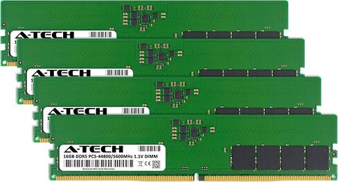 A-Tech 32GB Kit (2x16GB) RAM for HP OMEN 25L GT15-2085t Gaming Desktop PC | DDR5 5600MHz PC5-44800 DIMM 1.1V 288-Pin Non-ECC UDIMM Memory Upgrade in Saudi Arabia