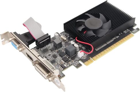 بطاقة الرسومات Zunate GT210 1GB GDDR3 64-bit VGA DVI HDMI هادئة واحدة PCI Express X16 in Saudi Arabia