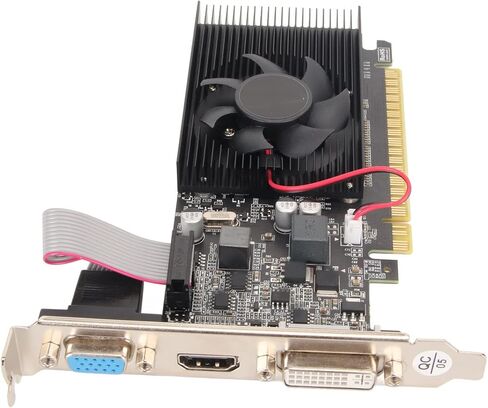 بطاقة الرسومات Zunate GT210 1GB GDDR3 64-bit VGA DVI HDMI هادئة واحدة PCI Express X16 in Saudi Arabia