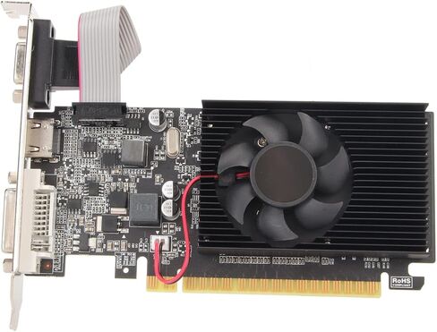 بطاقة الرسومات Zunate GT210 1GB GDDR3 64-bit VGA DVI HDMI هادئة واحدة PCI Express X16 in Saudi Arabia