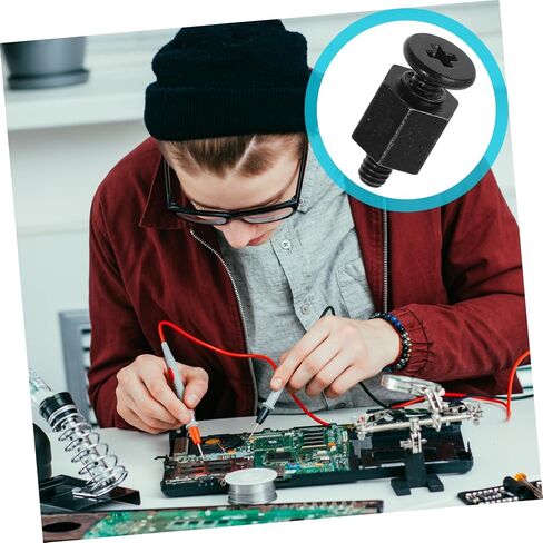 POPETPOP 10Pcs SSD Mounting Screws Head Fasteners for Motherboard SSD Installation Durable Resistant Computer Parts in Saudi Arabia