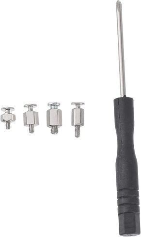M.2 SSD Mounting Screw Kit for 5 Motherboards Stainless Steel 4-Piece Set Nuts for Secure SSD Installation in Saudi Arabia