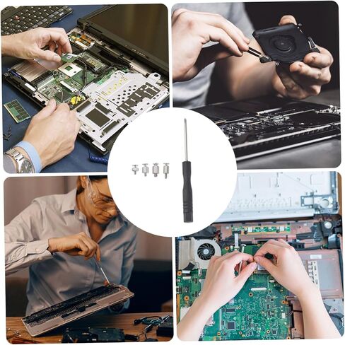 M.2 SSD Mounting Screw Kit for 5 Motherboards Stainless Steel 4-Piece Set Nuts for Secure SSD Installation in Saudi Arabia