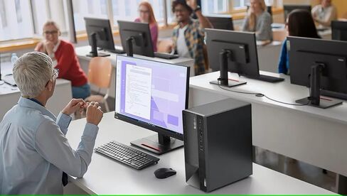 Lenovo Thinkcentre Neo 50t Tower سطح المكتب ، Intel 4-Core ، ذاكرة وصول عشوائي 32 جيجا بايت ، 1 تيرابايت SSD ، DP+HDMI+VGA ، WiFi ، RJ-45 ، USB-C ، قارئ البطاقات ، KB و Mouse سلك in Kuwait