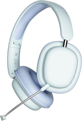 Dioche PC Headset,20 Hours Battery Life, Noise Cancelling Headphones, for Gaming with Low Latency (Blue) in Saudi Arabia