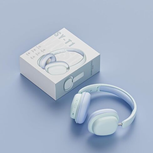 Dioche PC Headset,20 Hours Battery Life, Noise Cancelling Headphones, for Gaming with Low Latency (Blue) in Saudi Arabia