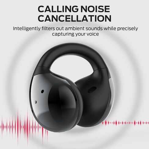 Monster Open Ear AC600 Headphones,Bluetooth 5.4 Wireless Earbuds with HiFi Stereo,Clip-On Earbuds with ENC Clear Call,21H Playtime,Touch Control,IPX6 Waterproof Wireless Headphones for Sports in Saudi Arabia