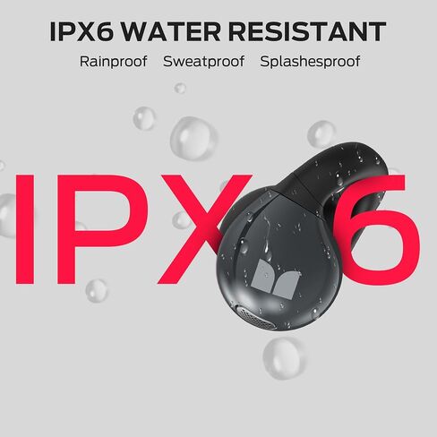 Monster Open Ear AC600 Headphones,Bluetooth 5.4 Wireless Earbuds with HiFi Stereo,Clip-On Earbuds with ENC Clear Call,21H Playtime,Touch Control,IPX6 Waterproof Wireless Headphones for Sports in Saudi Arabia