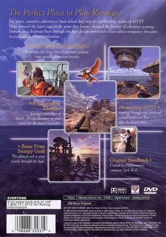 Myst III Exile - PlayStation 2 in Saudi Arabia
