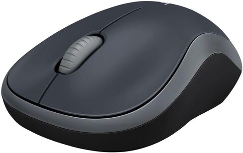 Logitech M185 Mouse Travel-Friendly Modern Home Office Bundle with Coordinating Gel Mouse Pad in Black in Kuwait