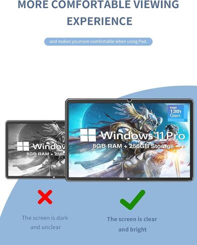 [2 Pack] واقي الشاشة لـ Fusion5 232 Pro N5 Android 10.1 بوصة ، فيلم زجاجي مقسى ، واقي الشاشة لـ Fusion5 232 Pro N5 in Saudi Arabia