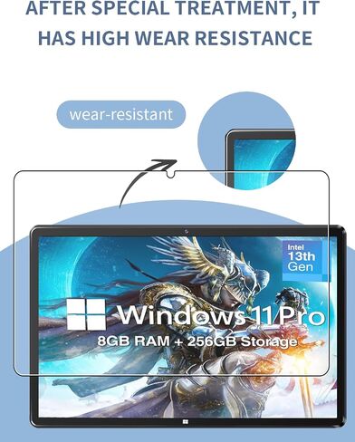 [2 Pack] واقي الشاشة لـ Fusion5 232 Pro N5 Android 10.1 بوصة ، فيلم زجاجي مقسى ، واقي الشاشة لـ Fusion5 232 Pro N5 in Saudi Arabia
