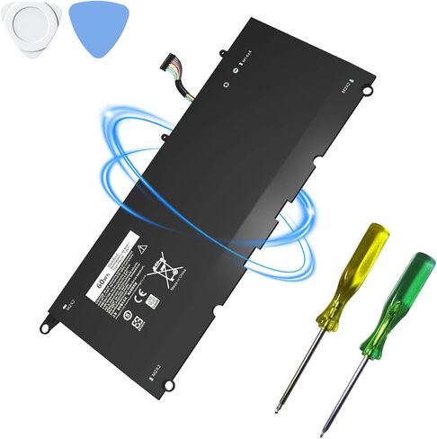 60Wh PW23Y Laptop Battery Compatible with Dell XPS 13 9360 13-9360-D1605G 13-9360-D1605T 13-9360-D1609 13-9360-D1609G 13-9360-D1705G Series 0RNP72 0TP1GT P54G002 TP1GT RNP72 in Kuwait