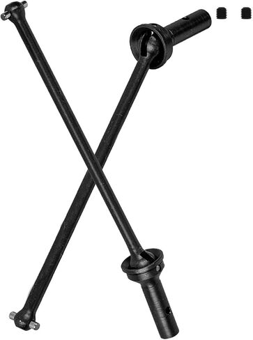 Front Drive Shaft for 1/7 1/8 Arrma Typhon 6s Blx,Infraction 6s Blx,Felony 6s Blx,Limitless Roller,2pcs Upgrades Part Harden Steel Driveshaft for 1/7 1/8 Arrma,RC Hop-up RC Drive Shaft,Black in Kuwait