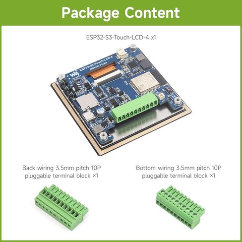 Waveshare ESP32-S3 4inchCapacitive Touch Display, V2 Update Version, 480x480, 5-Point Touch, 32-Bit LX7 Dual-Core, 240MHz, WiFi & Bluetooth, Onboard Antenna in Saudi Arabia