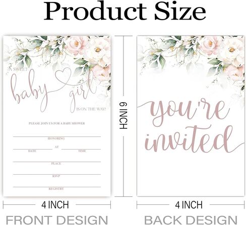 Geuro Baby Shower Invitations for boy, Jungle Animals Fill In Invites Cards wih Envelopes, Wooden, Set of 25. in Kuwait