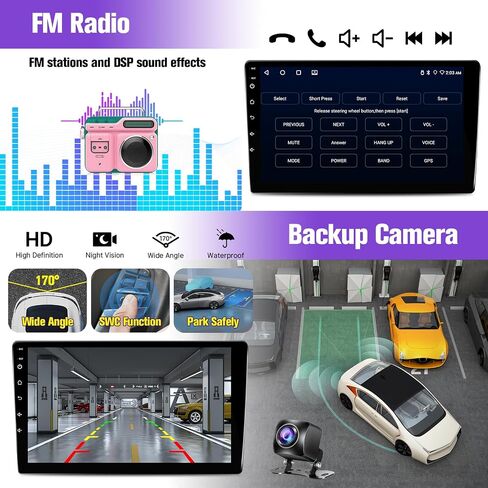 ستيريو سيارة Android لـ Ford Transit 2013-2019 مع شاشة اللمسات اللاسلكية و Android Auto ، 2G+32G 9inch Touch للعبور ، مع Bluetooth FM EQ WiFi Mirl Link SWC in Saudi Arabia