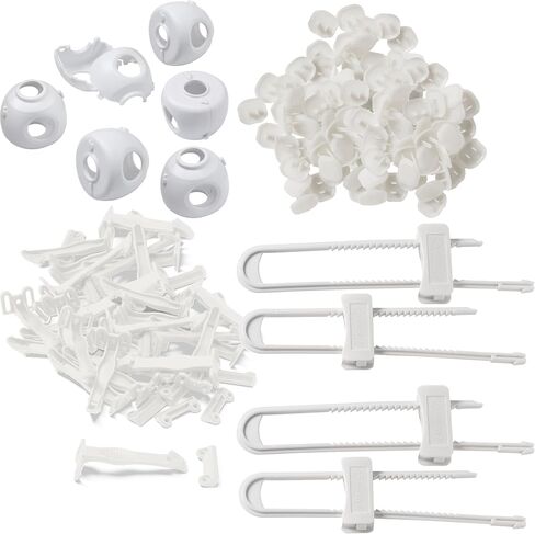 Safety 1st Home Safeguarding and Childproofing Set (80 Pcs), White in Saudi Arabia