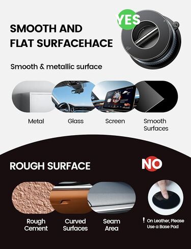 حامل هاتف Lamicall Car Mount - [70 رطلاً أقوى شفطًا] لجبل Magsafe Car ، 360 ° Cuptive Cup Cup Phone Mounting Matterboard Mathield حامل الهاتف المغناطيسي Fit iPhone 17 16 Pro Max in Saudi Arabia