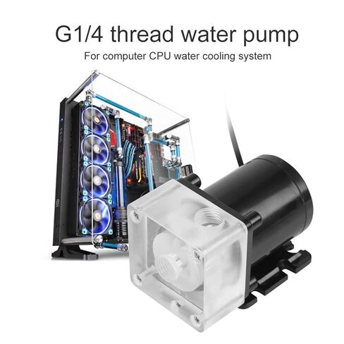 وحدة المعالجة المركزية PC PC POCT PUMP 12V DC 500L H PC PCID POCK PUMP G1 4 THREATH CPU SYSTEM ULTRA WATER BOADING PUMP PCE PCER COMPUTER G1 4 THROW in Kuwait