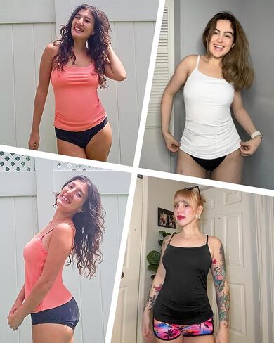 Talisea Women's Tankini Top Only Tummy Control Bathing Suits Top U Neck Swimwear Tops No Bottom in Kuwait
