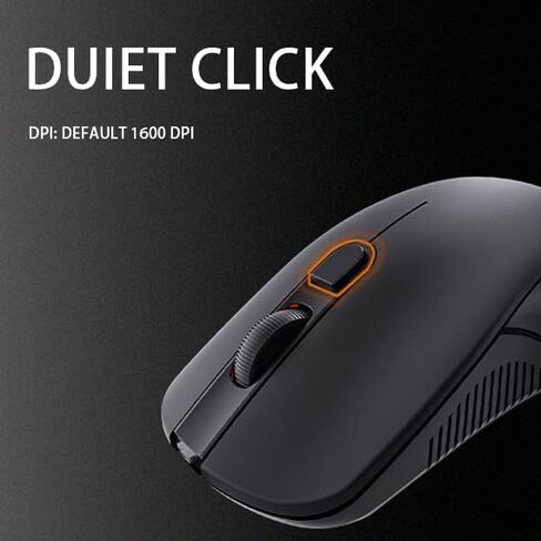 Wired USB Mouse, Plug and Play Light, Ultra-Thin, Silent and Portable, Suitable for Desktop Computers, laptops, PCs, Chromebooks, etc,Black in Saudi Arabia