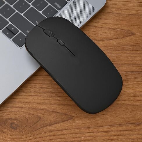Wireless Mous - Bluetooth Silent Mouse with Colorful Box Packaging, Slim Mice for Laptop/PC/Tablet, White in Saudi Arabia