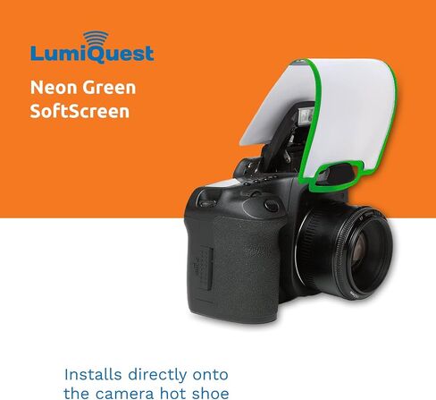 LumiQuest Soft Screen, Flash Diffuser & Light Softener, Universal Classic Design for Digital SLR Cameras, Neon Blue in Saudi Arabia