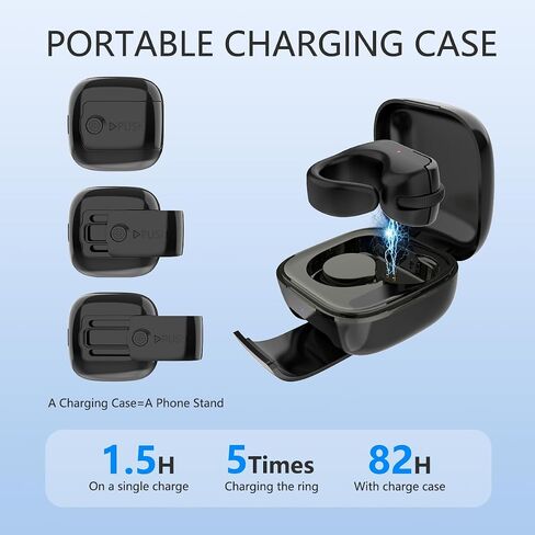 Spyn Multifunctional Ring Mouse Pro ، ماوس حلقة الإصبع مع TouchtrackPad ، Bluetooth/اللاسلكي التمرير اللاسلكي لتسجيل iPhone/Android/PC/محمول/أقراص/SmartTVs ، RemoteControl لتسجيل الكاميرا/الفيديو in Kuwait