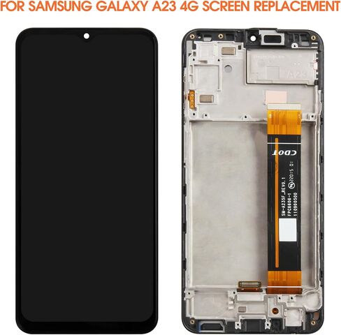 لاستبدال شاشة Samsung Galaxy A23 4G LCD لـ Samsung A23 4G LCD Display SM-A235F SM-A235M LCD Digitizer Screen Touch Assembly مجموعات أسود مع إطار (ليس 5G) in Kuwait