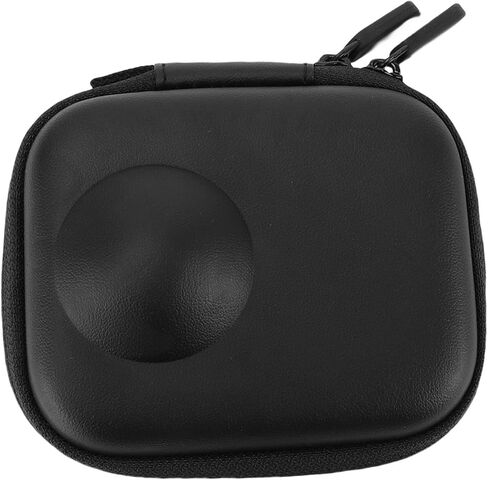 Gugxiom Osmo 360 Case Carrying Case for Osmo 360, Dual Zipper Portable Travel Bag with Invisible Selfie Stick Tripod, PU Hard Shell for Osmo 360 Accessories in Saudi Arabia