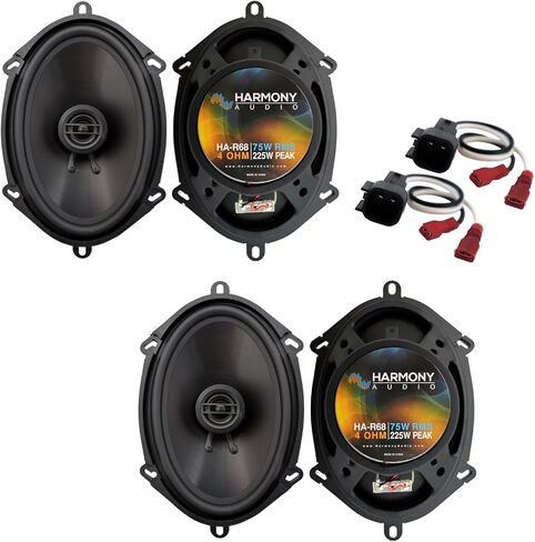 Ammonony Audio R68 متوافق مع Ford Escape 2008-2012 استبدال مكبرات الصوت في الأمامي والخلفي حزمة مجموعة الصوت مع تسخير in Saudi Arabia