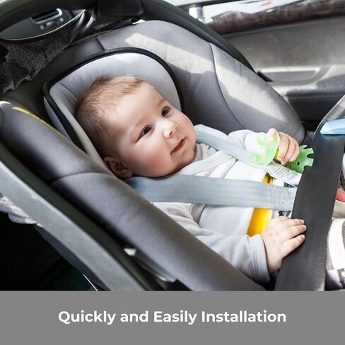 COOLBEBE Upgraded 3-in-1 Babybody Support for Newborn Infant Toddler - Extra Soft Car Seat Insert Cushion Pad, Perfect for Carseats, Strollers, Swings, Black in Saudi Arabia