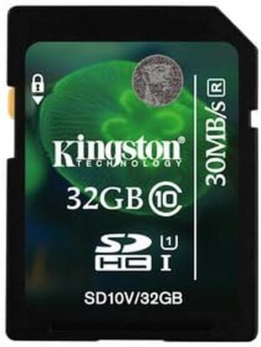 Kingston Digital 8 GB SDHC/SDXC Class 10 UHS-1 Flash Memory Card 30MB/s (SD10V/8GB) in Kuwait