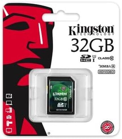 Kingston Digital 8 GB SDHC/SDXC Class 10 UHS-1 Flash Memory Card 30MB/s (SD10V/8GB) in Kuwait