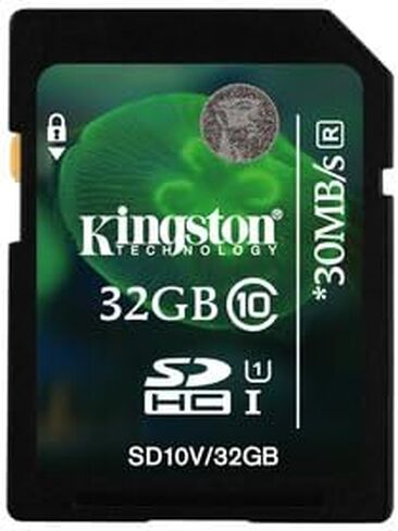 Kingston Digital 8 GB SDHC/SDXC Class 10 UHS-1 Flash Memory Card 30MB/s (SD10V/8GB) in Kuwait