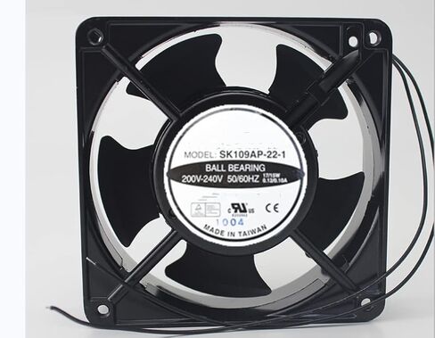 لـ SK109AP-22-1 200/240V 0.12/0.10A 120X120X38MM 2-WARE مروحة التبريد in Kuwait