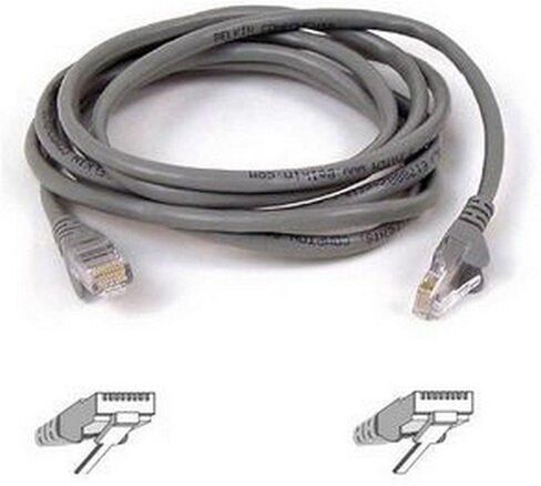 Belkin CAT6 1000 قدم كابل إيثرنت محورًا كبيرًا ، رمادي-A7L704-1000 in Kuwait
