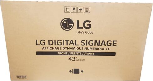 LG Electronics LG 43SM5D-B شاشة LCD الرقمية 43 بوصة للمنزل أو الأعمال التجارية أو التجارية أو البيع بالتجزئة أو الشركات أو الشركات المصنفة-بالإضافة إلى توافق شاشة الكمبيوتر المحمول للكمبيوتر الشخصي (متجدد) in Kuwait