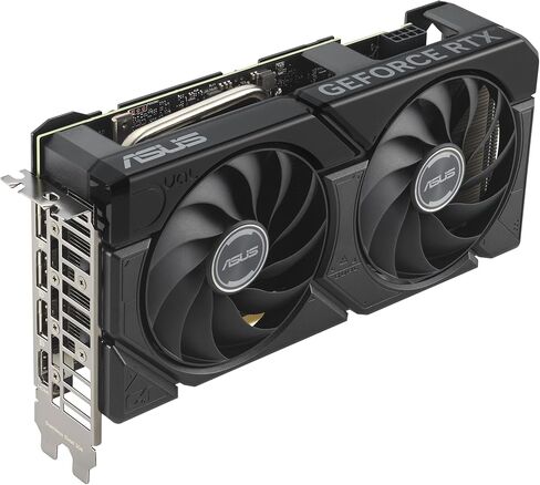 ASUS Dual Geforce RTX ™ 4060 TI EVO 8GB GDDR6 (PCIE 4.0 ، 8GB GDDR6 ، DLSS 3 ، HDMI 2.1A ، DisplayPort 1.4A ، تصميم مروحة محورية ، تقنية 0DB ، خلفية واقية ، تقنية Auto-Extreme) in Kuwait
