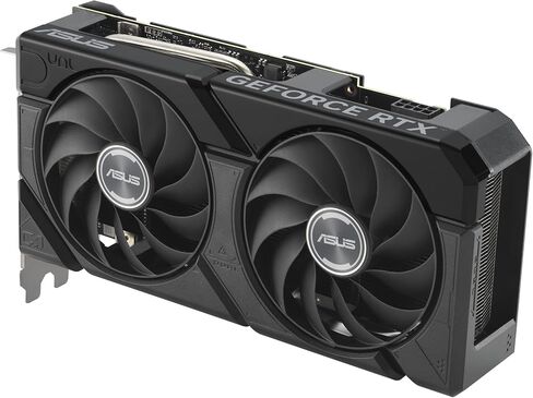 ASUS Dual Geforce RTX ™ 4060 TI EVO 8GB GDDR6 (PCIE 4.0 ، 8GB GDDR6 ، DLSS 3 ، HDMI 2.1A ، DisplayPort 1.4A ، تصميم مروحة محورية ، تقنية 0DB ، خلفية واقية ، تقنية Auto-Extreme) in Kuwait