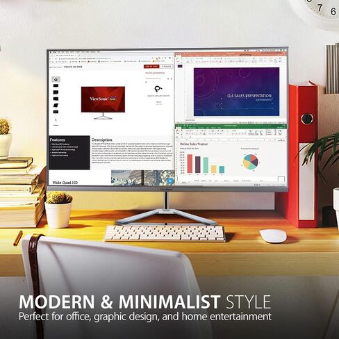 Vilectonic VX3276-2K-MHD 32 بوصة شاشة عريضة غير متجانسة IPS 1440p مع HDMI DisplayPort و Mini DisplayPort (متجدد) in Kuwait