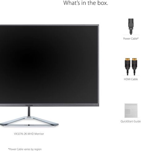 Vilectonic VX3276-2K-MHD 32 بوصة شاشة عريضة غير متجانسة IPS 1440p مع HDMI DisplayPort و Mini DisplayPort (متجدد) in Kuwait