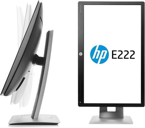 HP ELITERISPLAY E222 FULL HD 22 بوصة LED ، 1080 بكسل في 60 هرتز ، VGA ، HDMI ، منفذ العرض ، USB 2.0 ، زاوية عرض الدرجات 178 ، وقت استجابة 7 مللي ثانية ، 250 CD/M BRANDCH (متجددة) ، Black & Silver in Kuwait
