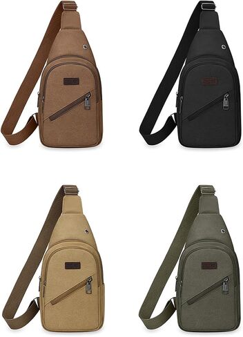 حقيبة Crossbody على ظهر حقيبة الظهر ، Daypack Daypack Daypack Daypack Fanny Pack Cross Back for Outdoors Travel ، Black in Saudi Arabia